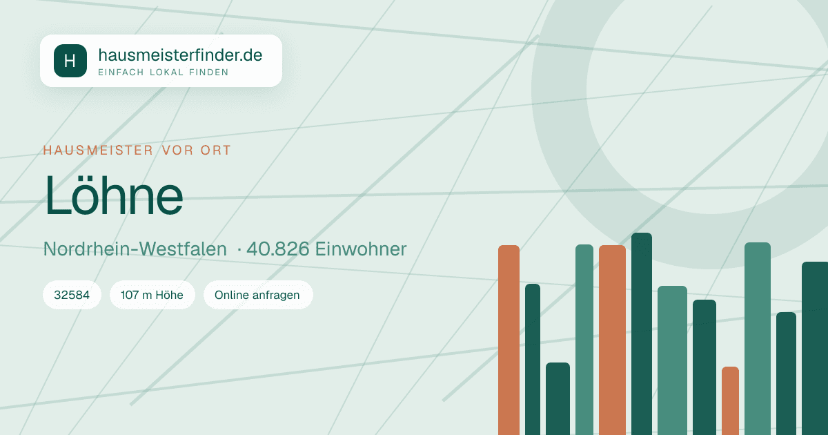 Stadtprofil für Hausmeisterservice in Löhne