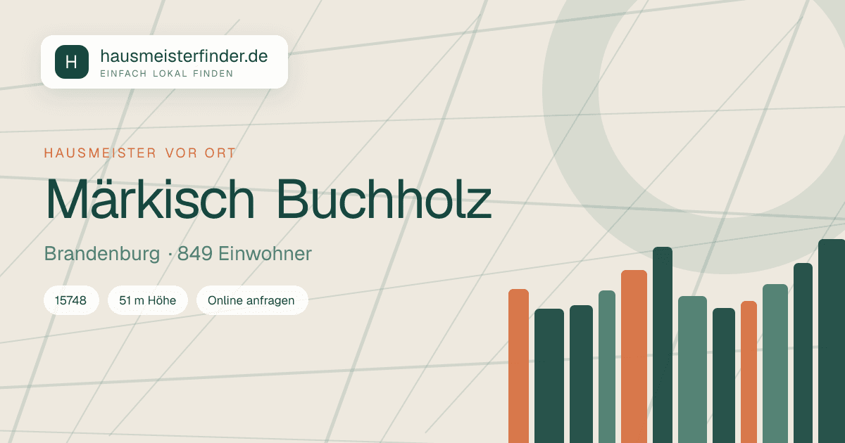Stadtprofil für Hausmeisterservice in Märkisch Buchholz