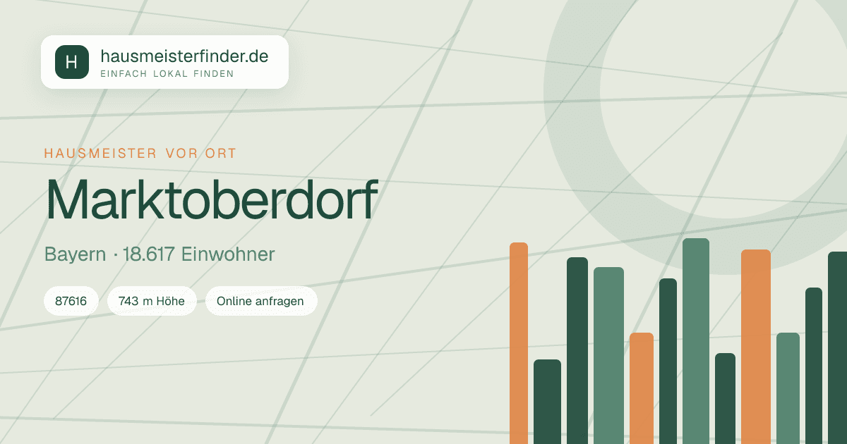 Stadtprofil für Hausmeisterservice in Marktoberdorf