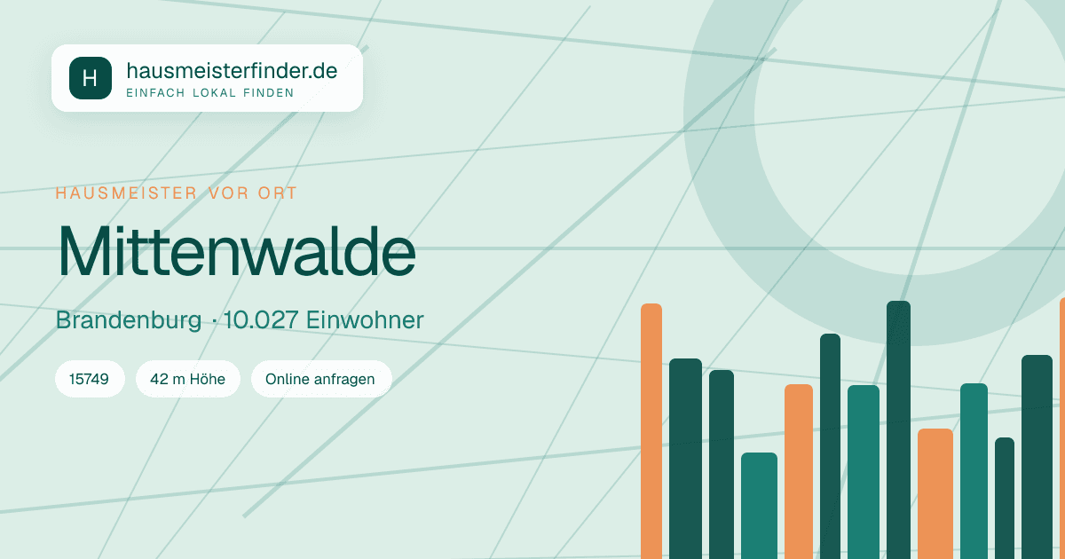 Stadtprofil für Hausmeisterservice in Mittenwalde