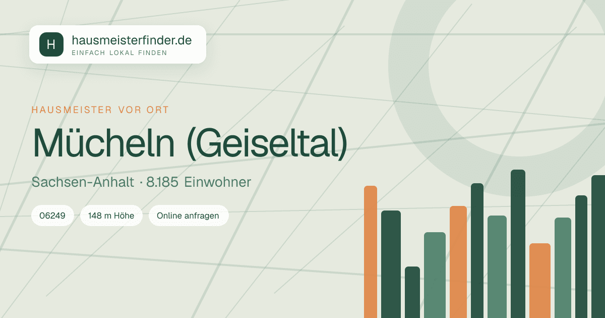 Stadtprofil für Hausmeisterservice in Mücheln (Geiseltal)