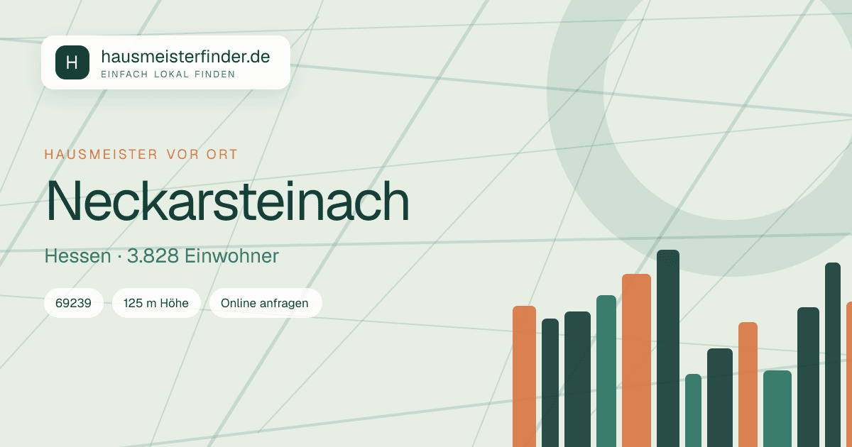 Stadtprofil für Hausmeisterservice in Neckarsteinach