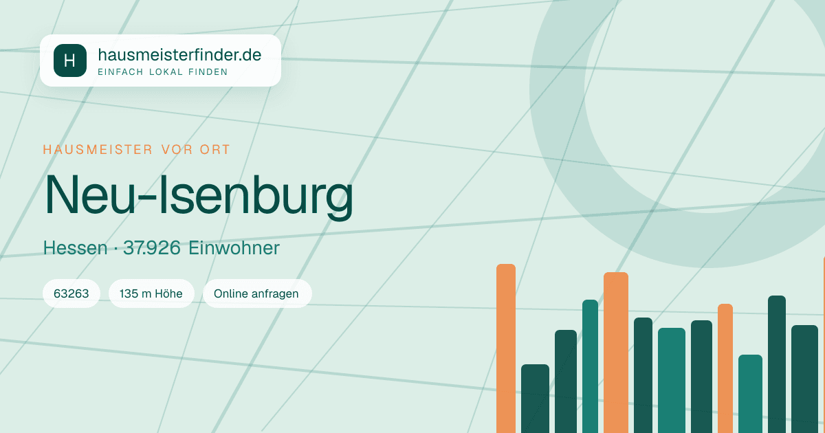 Stadtprofil für Hausmeisterservice in Neu-Isenburg