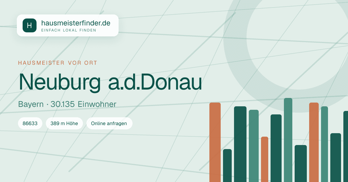 Stadtprofil für Hausmeisterservice in Neuburg a.d.Donau