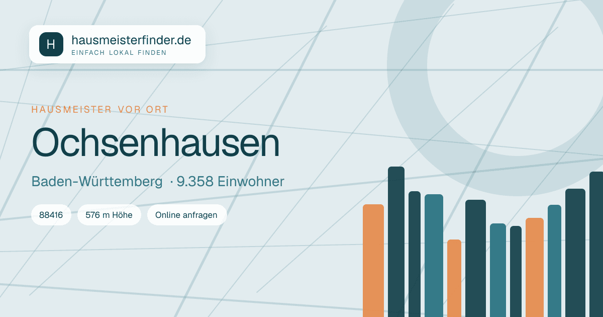 Stadtprofil für Hausmeisterservice in Ochsenhausen