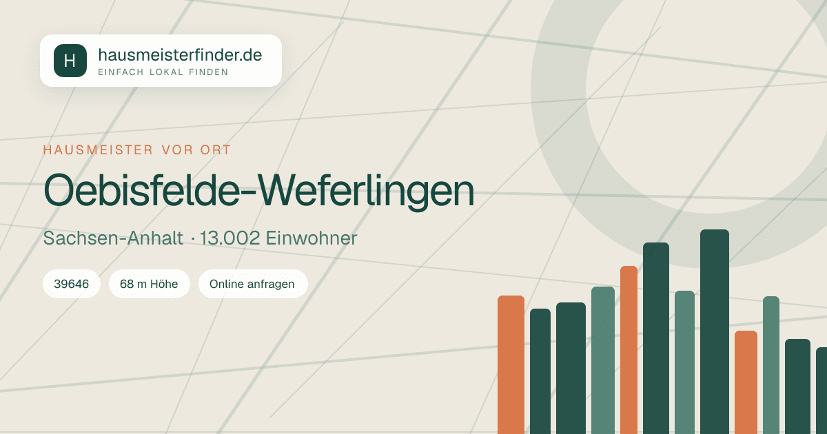 Stadtprofil für Hausmeisterservice in Oebisfelde-Weferlingen