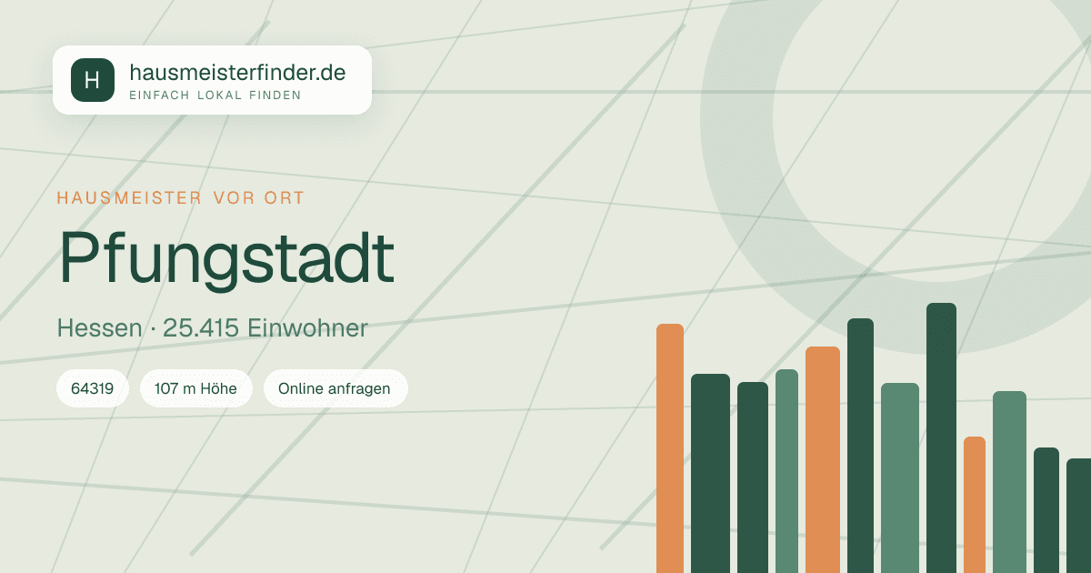 Stadtprofil für Hausmeisterservice in Pfungstadt