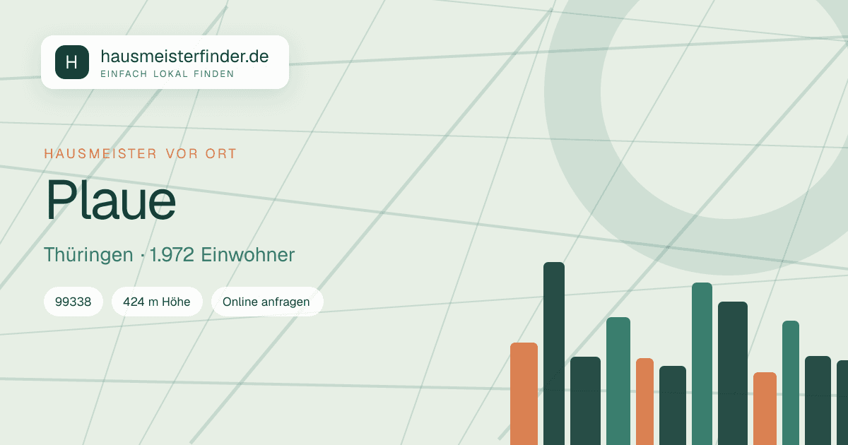 Stadtprofil für Hausmeisterservice in Plaue