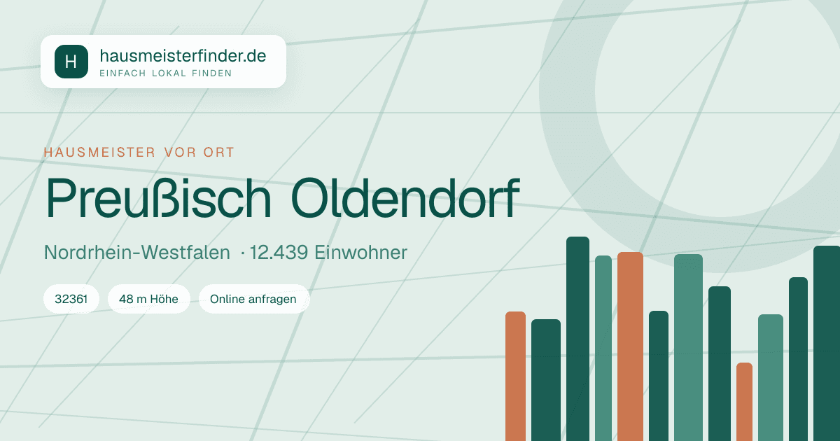 Stadtprofil für Hausmeisterservice in Preußisch Oldendorf