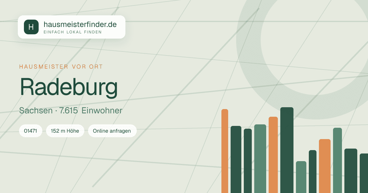 Stadtprofil für Hausmeisterservice in Radeburg