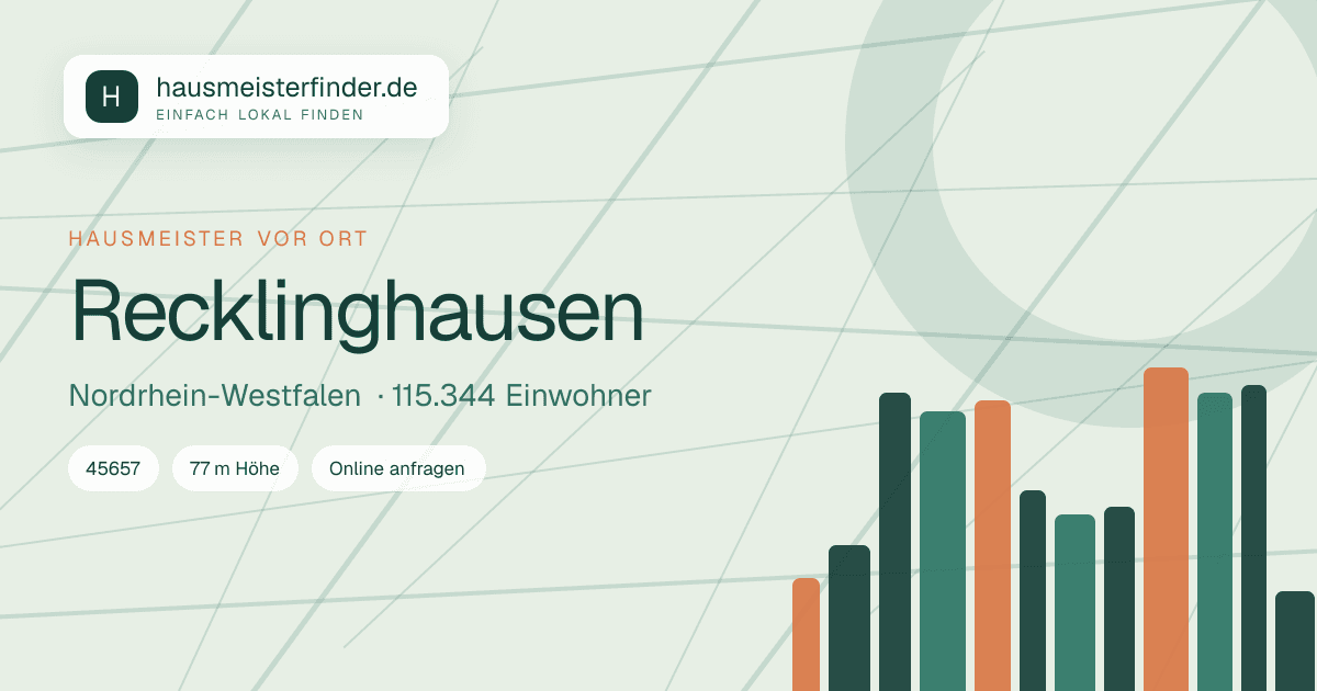 Stadtprofil für Hausmeisterservice in Recklinghausen