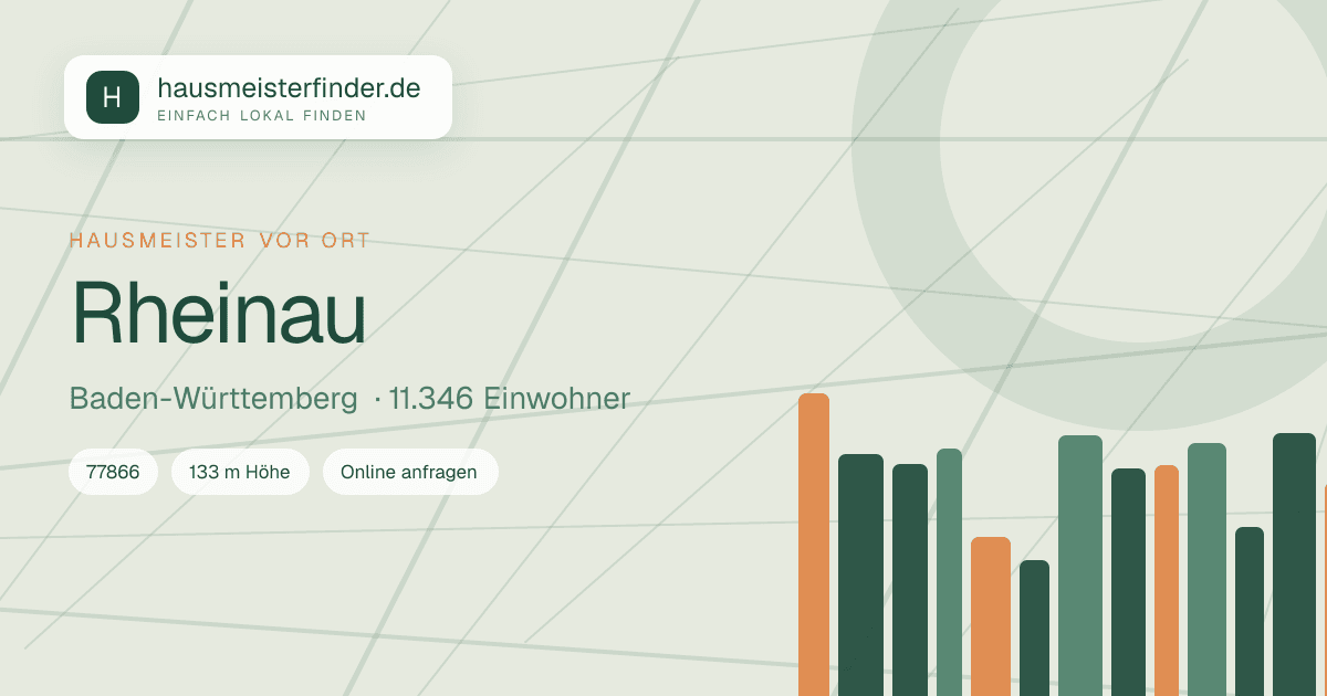 Stadtprofil für Hausmeisterservice in Rheinau