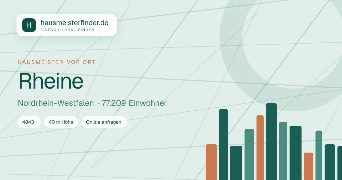 Stadtprofil für Hausmeisterservice in Rheine