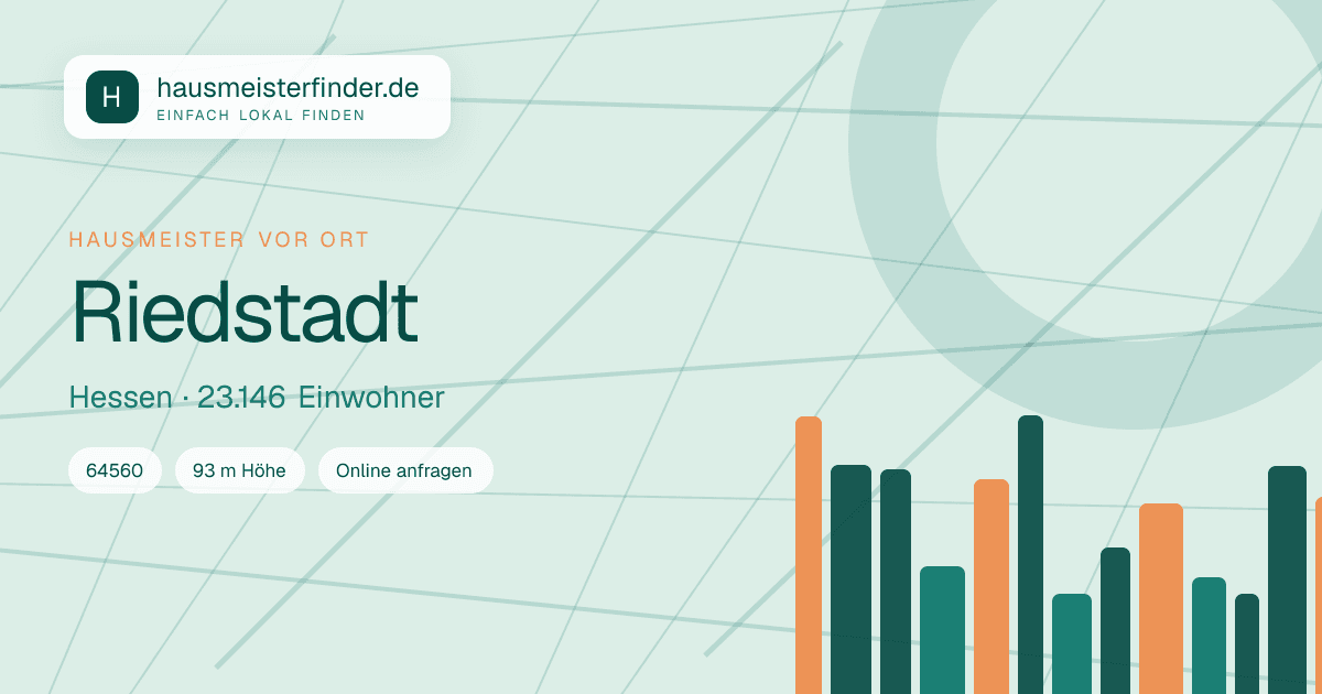 Stadtprofil für Hausmeisterservice in Riedstadt