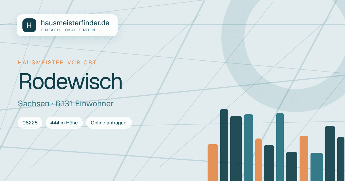 Stadtprofil für Hausmeisterservice in Rodewisch