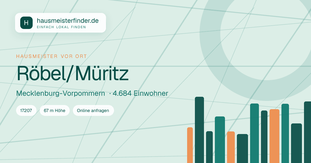 Stadtprofil für Hausmeisterservice in Röbel/Müritz