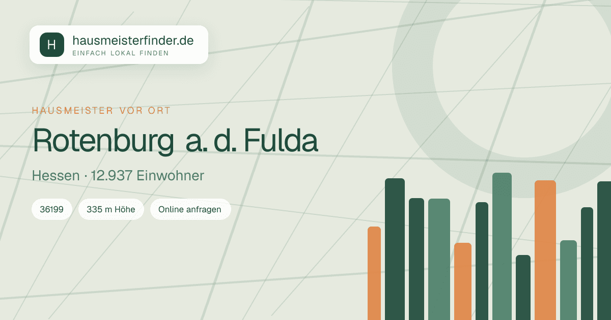 Stadtprofil für Hausmeisterservice in Rotenburg a. d. Fulda