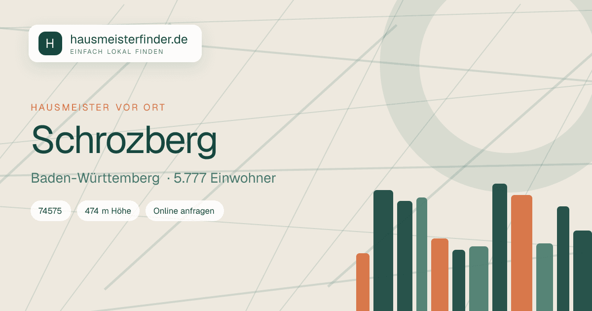 Stadtprofil für Hausmeisterservice in Schrozberg