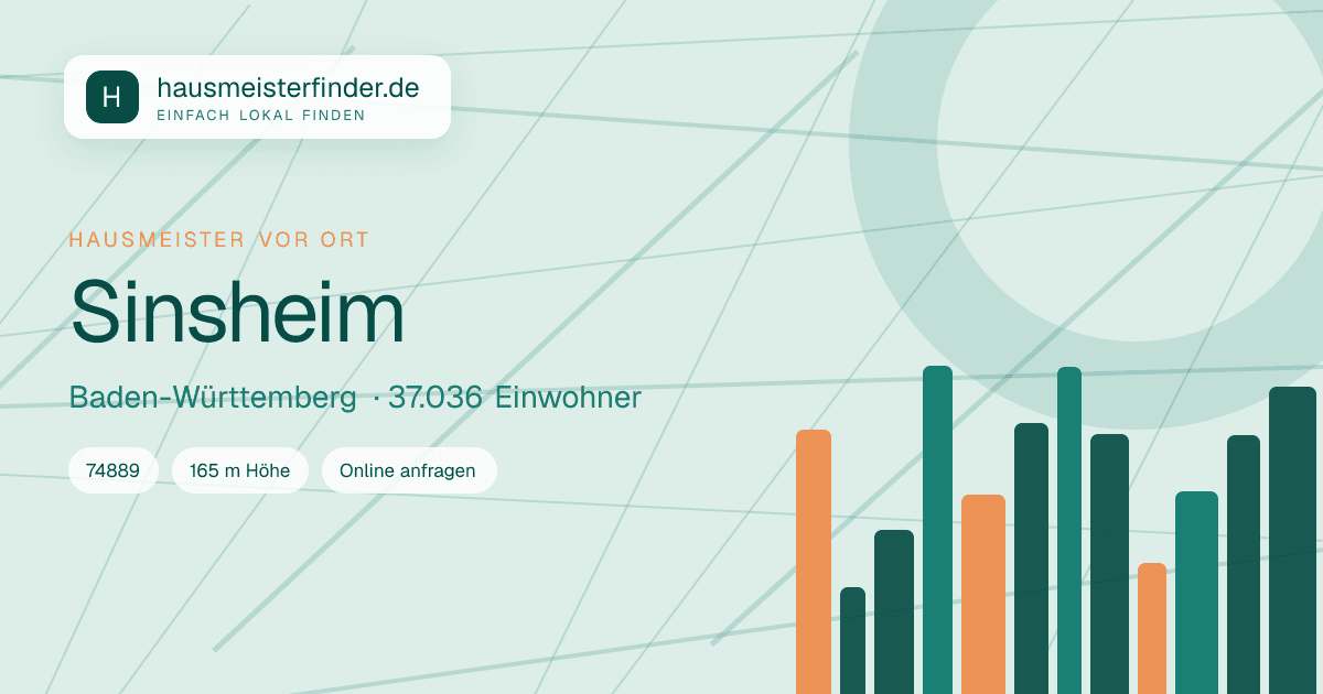 Stadtprofil für Hausmeisterservice in Sinsheim