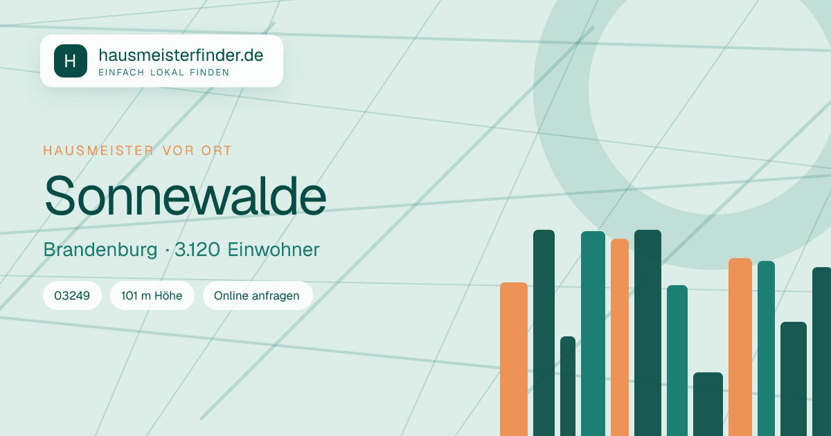 Stadtprofil für Hausmeisterservice in Sonnewalde