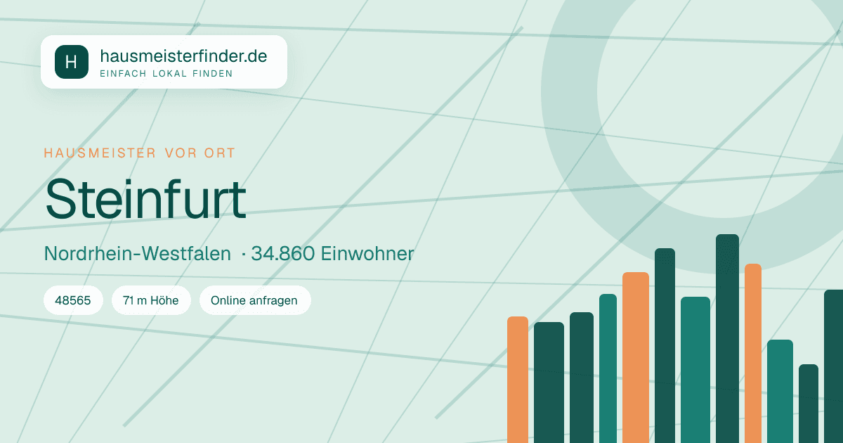 Stadtprofil für Hausmeisterservice in Steinfurt