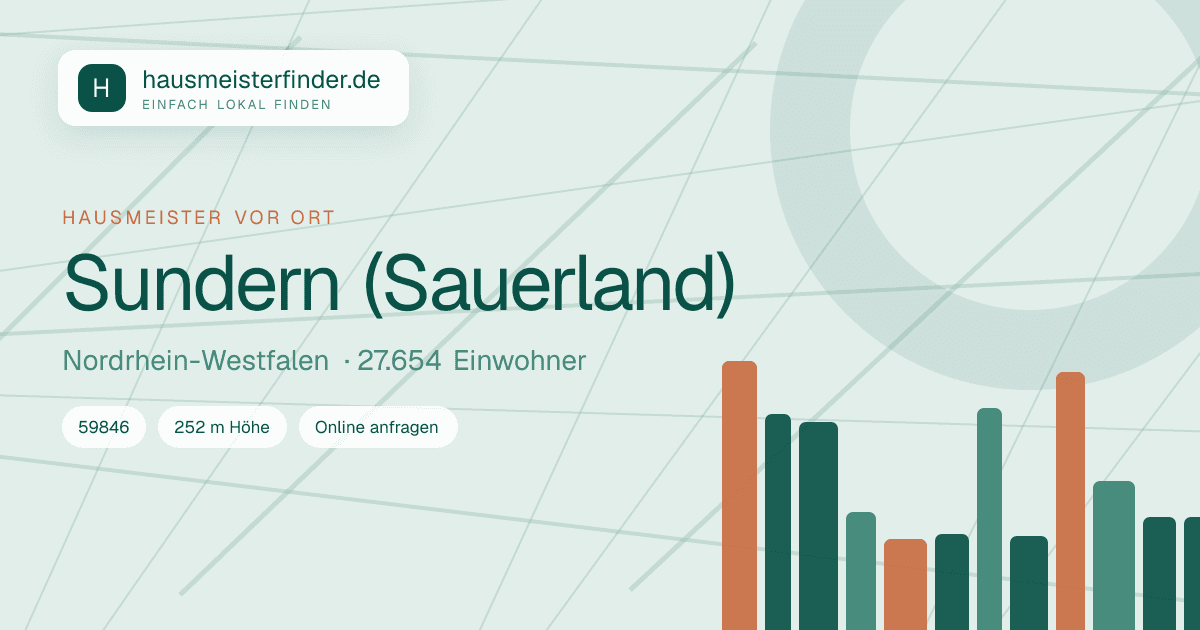 Stadtprofil für Hausmeisterservice in Sundern (Sauerland)