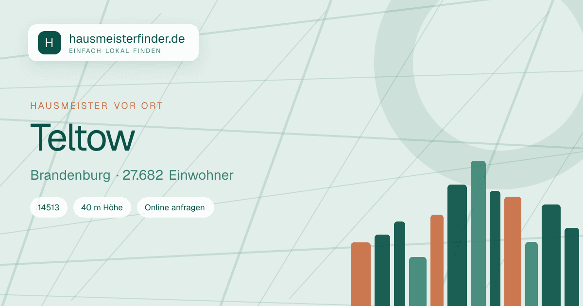 Stadtprofil für Hausmeisterservice in Teltow