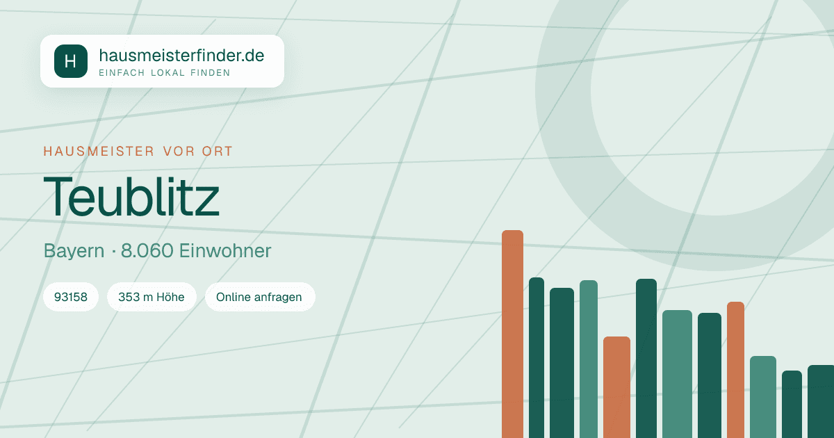 Stadtprofil für Hausmeisterservice in Teublitz
