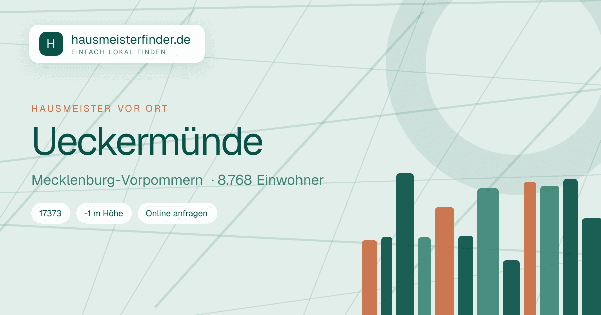 Stadtprofil für Hausmeisterservice in Ueckermünde
