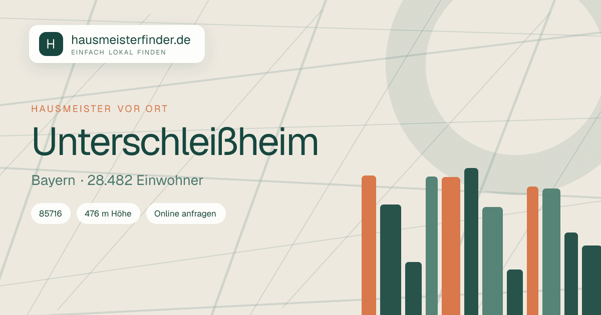 Stadtprofil für Hausmeisterservice in Unterschleißheim