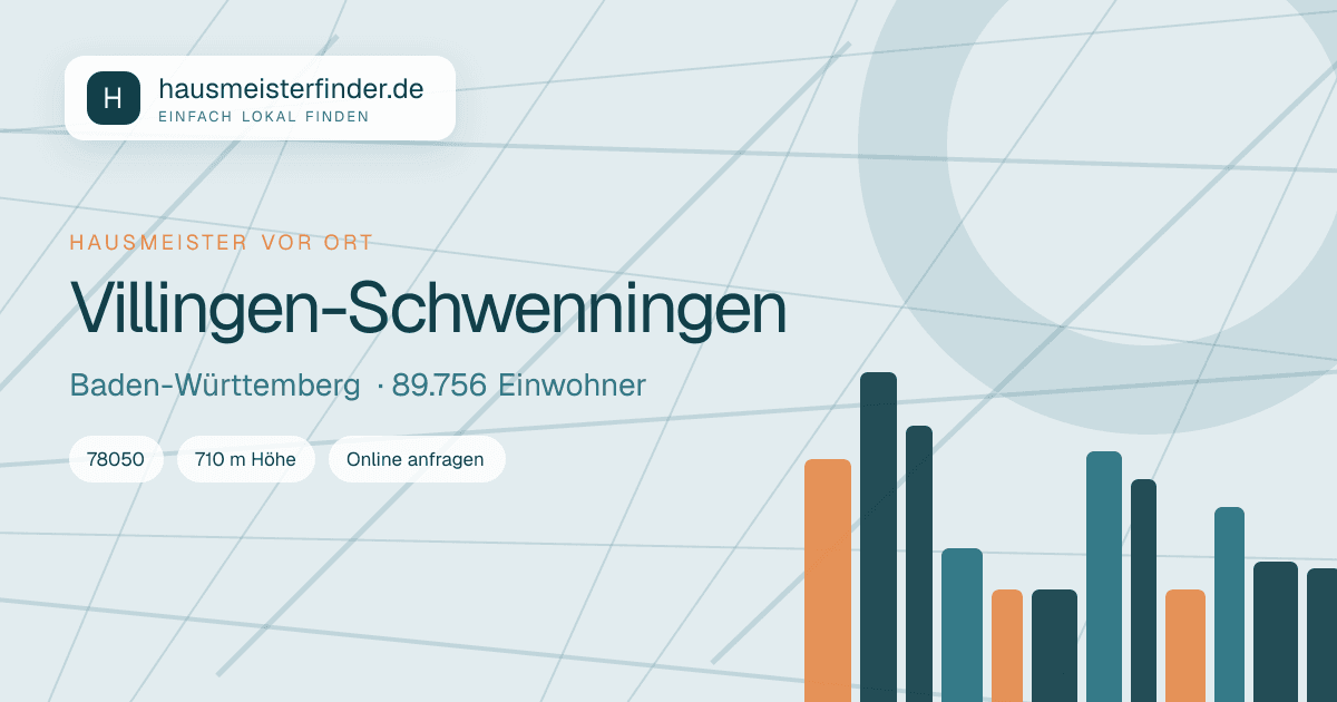 Stadtprofil für Hausmeisterservice in Villingen-Schwenningen