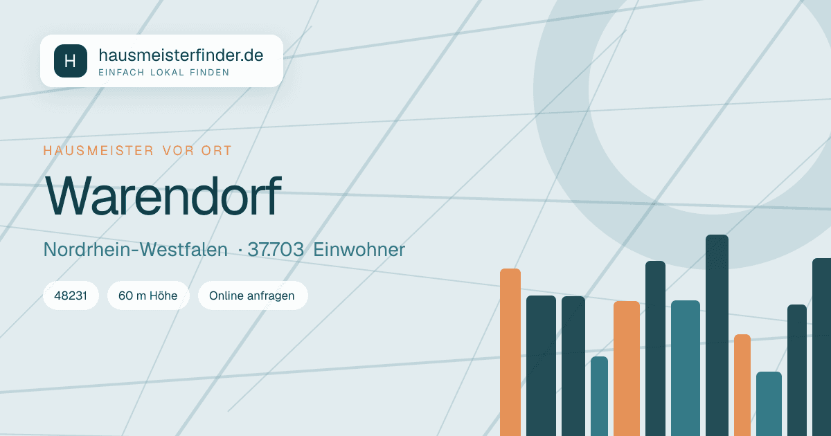 Stadtprofil für Hausmeisterservice in Warendorf