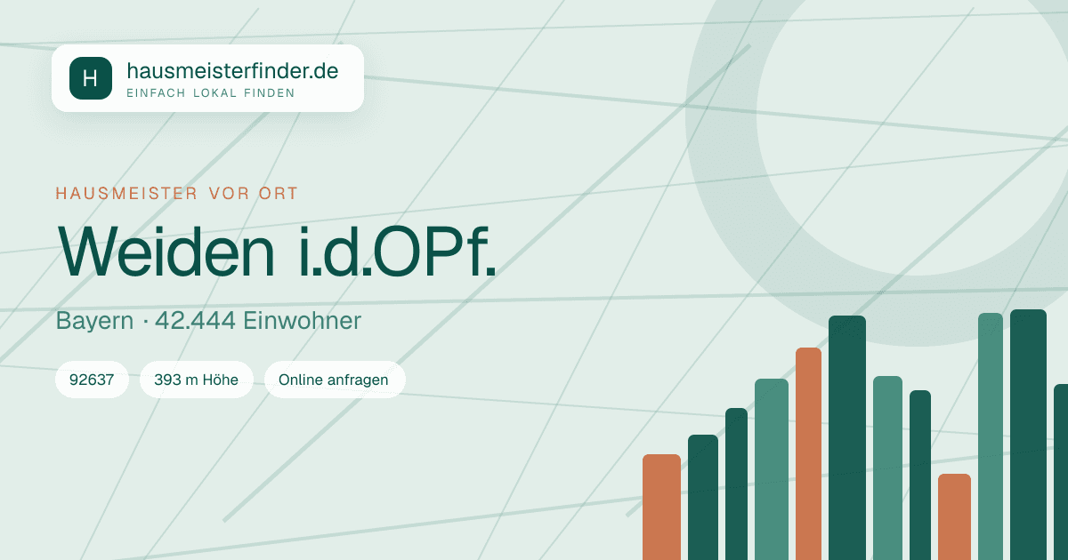 Stadtprofil für Hausmeisterservice in Weiden i.d.OPf.