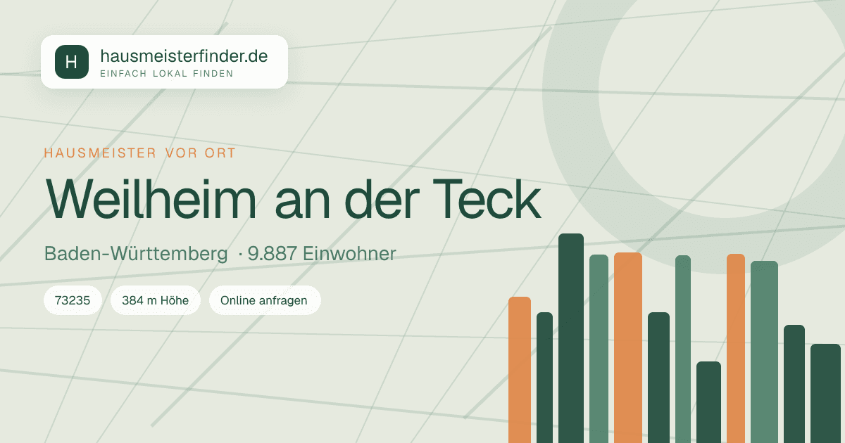 Stadtprofil für Hausmeisterservice in Weilheim an der Teck