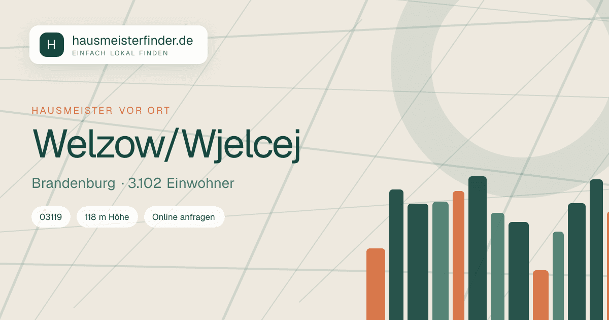 Stadtprofil für Hausmeisterservice in Welzow/Wjelcej