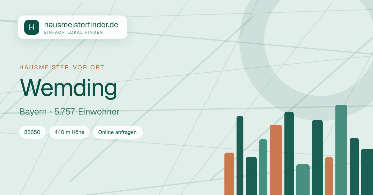 Stadtprofil für Hausmeisterservice in Wemding
