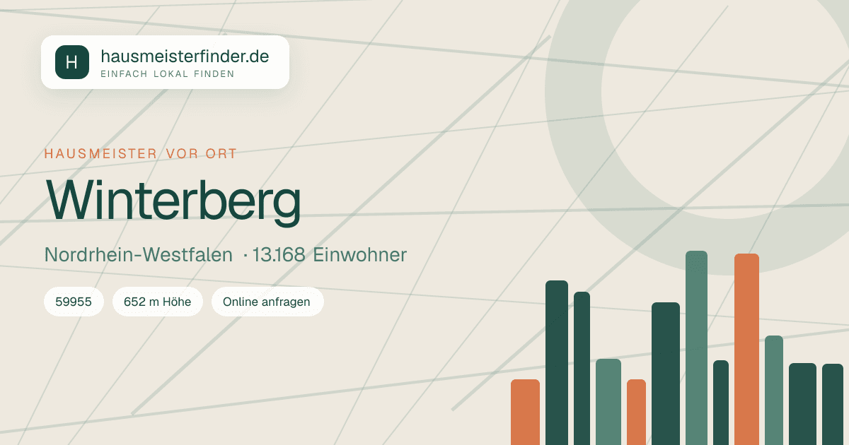 Stadtprofil für Hausmeisterservice in Winterberg