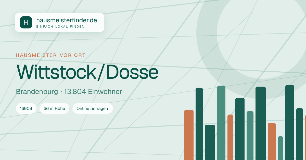Stadtprofil für Hausmeisterservice in Wittstock/Dosse