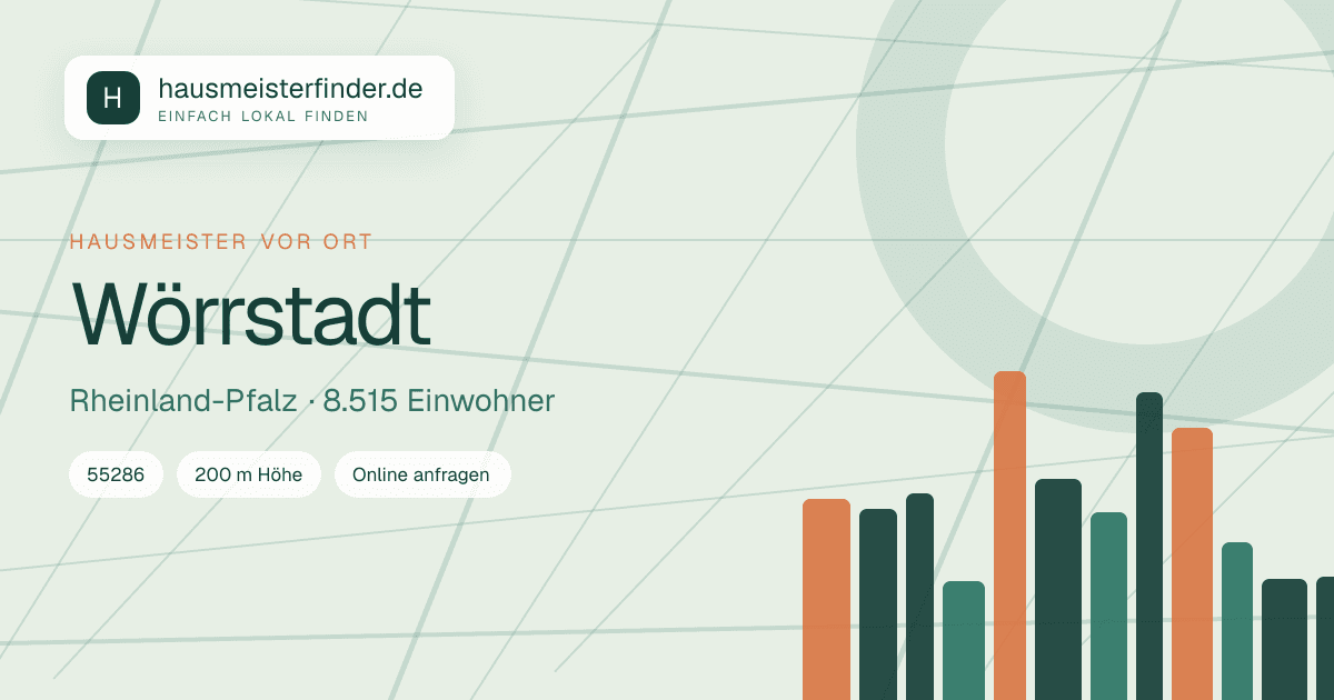 Stadtprofil für Hausmeisterservice in Wörrstadt