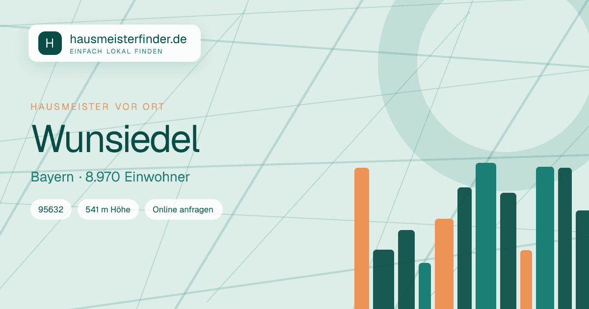 Stadtprofil für Hausmeisterservice in Wunsiedel