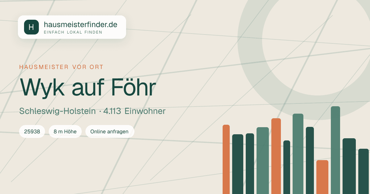 Stadtprofil für Hausmeisterservice in Wyk auf Föhr