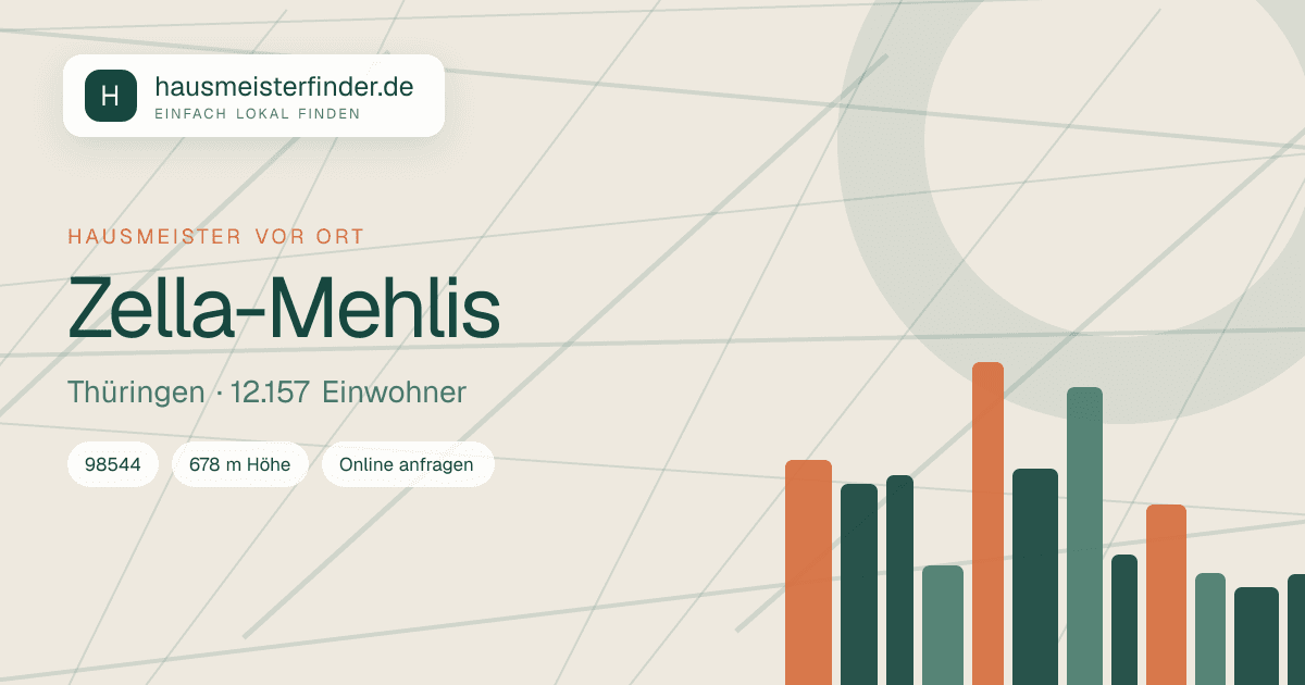 Stadtprofil für Hausmeisterservice in Zella-Mehlis