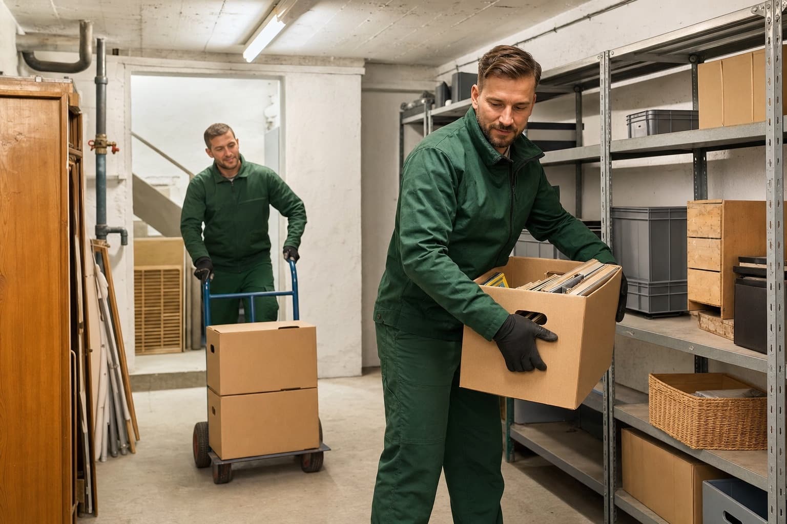Entrümpelung an einer Immobilie